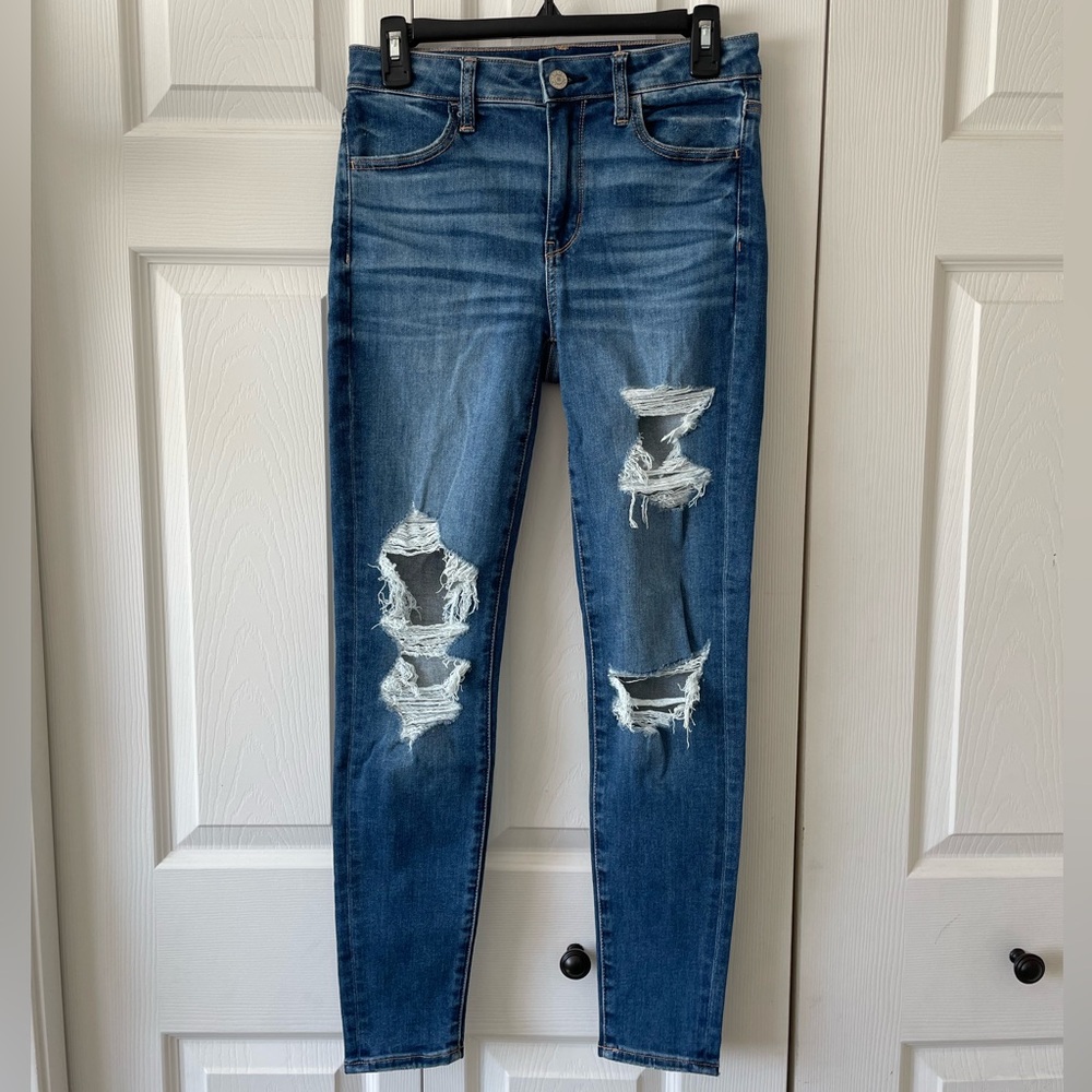 American Eagle Next Level Stretch Hi-Rise Jegging, 6